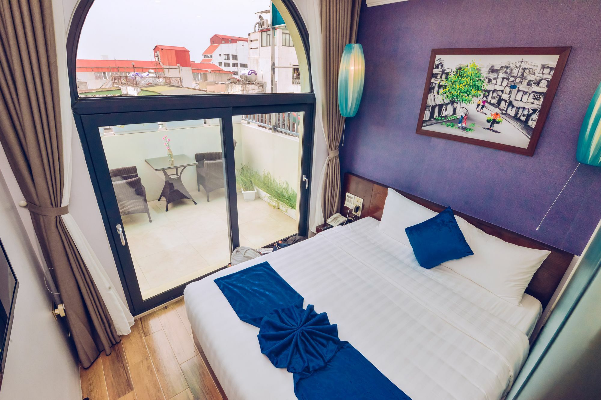 Bella Premier Hotel & Rooftop Skybar Hanoj Exteriér fotografie